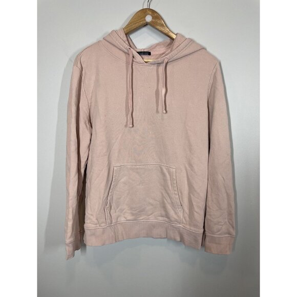 Last Brand Women's Size L Pale Pink Hoodie Sweatshirt Soft Casual Minimalist - Picture 1 of 6